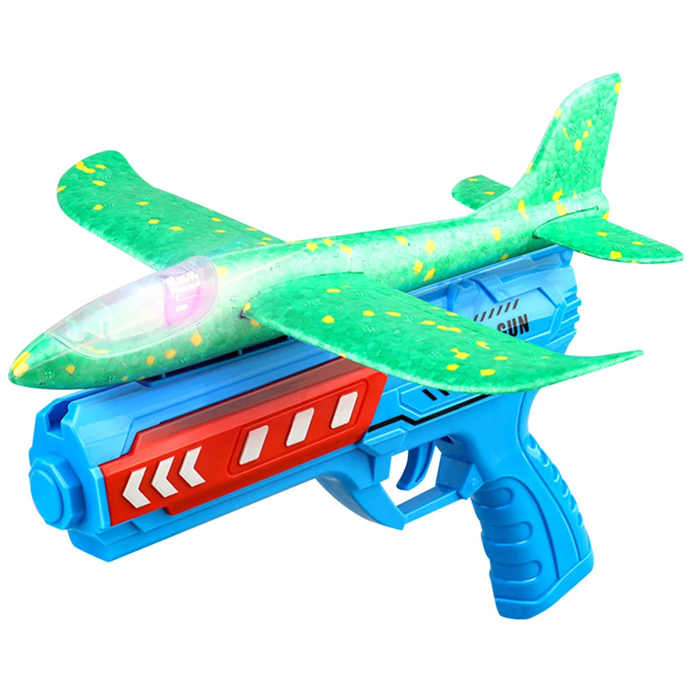 Glow Fly Airplane Launcher Toys Light Birthday Gifts for Boys Girls