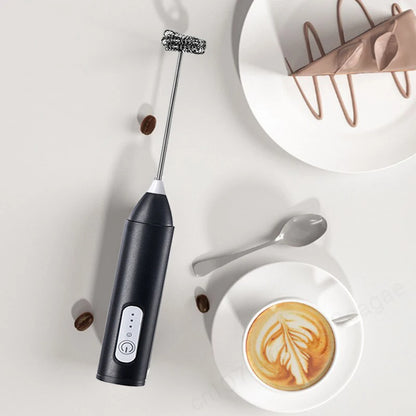 Effortlessly Whip Your Coffee with the Portable Coffee Beater