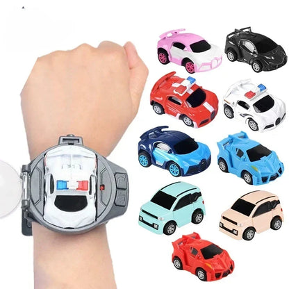 Children Boys Gift Cartoon Mini RC Remote Control Car Watch Toys