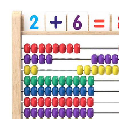 Abacus 10 row calculating frames wooden toy