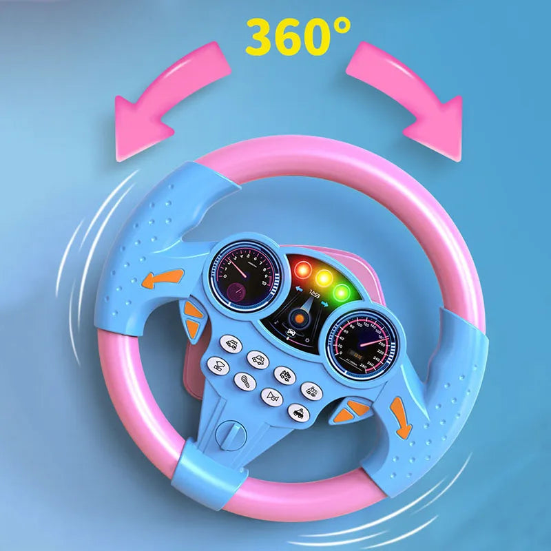 Kids Simulation Driving Car Steering Wheel Toy