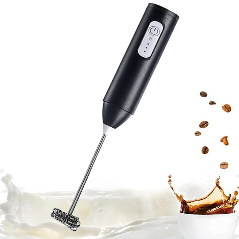 Effortlessly Whip Your Coffee with the Portable Coffee Beater