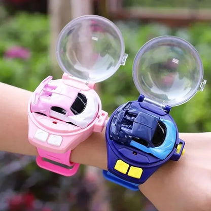 Children Boys Gift Cartoon Mini RC Remote Control Car Watch Toys