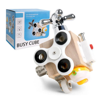 Montessori Busy Cube Stimulate Children's Desire To Explore The World! 🚙