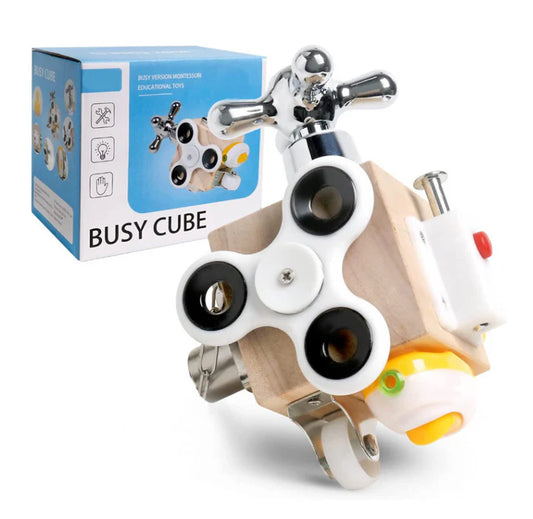 Montessori Busy Cube Stimulate Children's Desire To Explore The World! 🚙